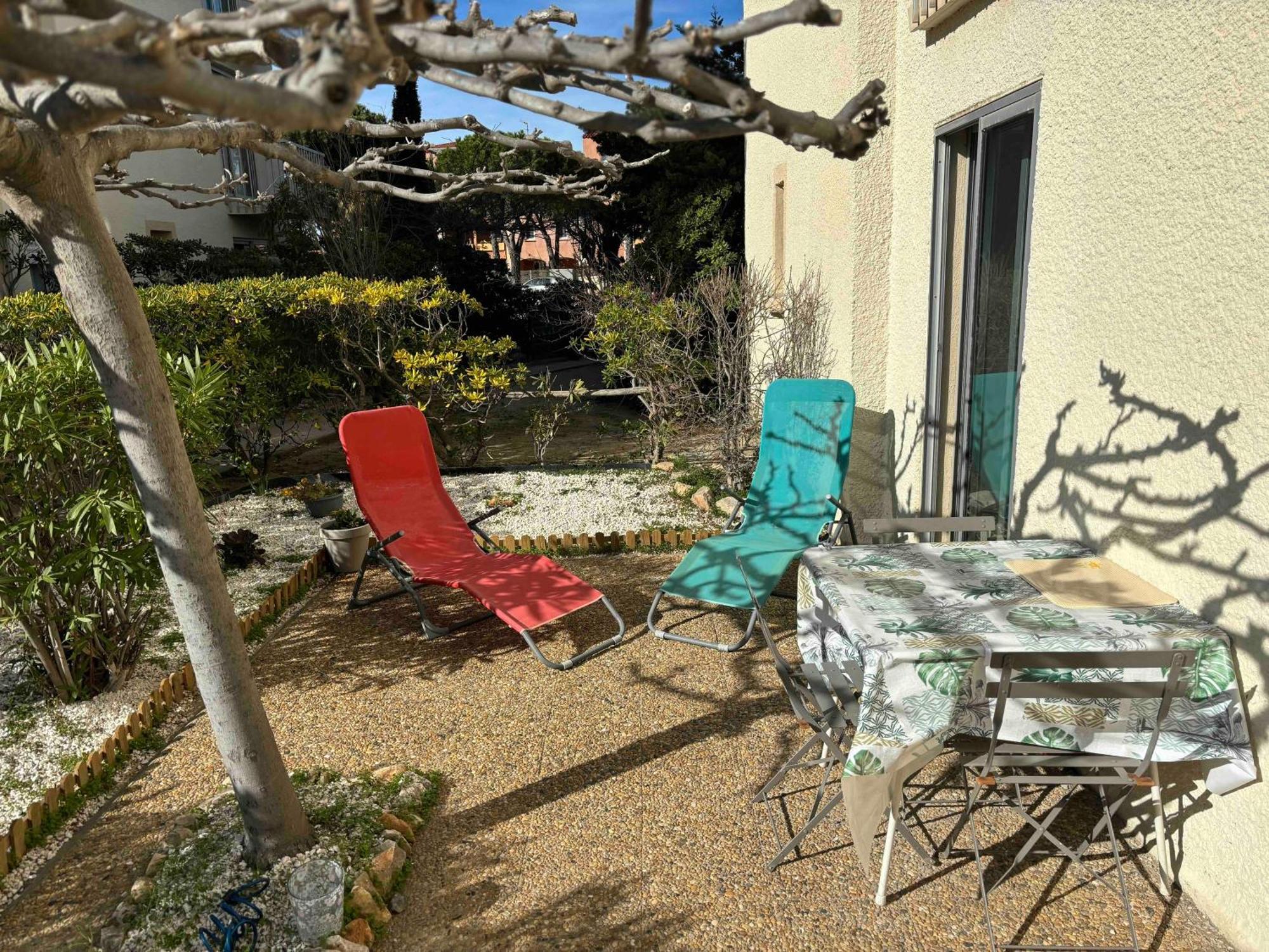 T2 Cosy Avec Jardin Barcares Village Apartment Le Barcares